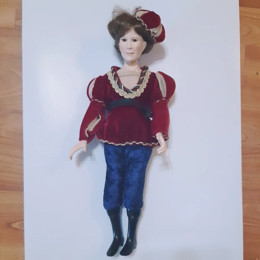 Ceramic Prince Charming Doll Home Decor